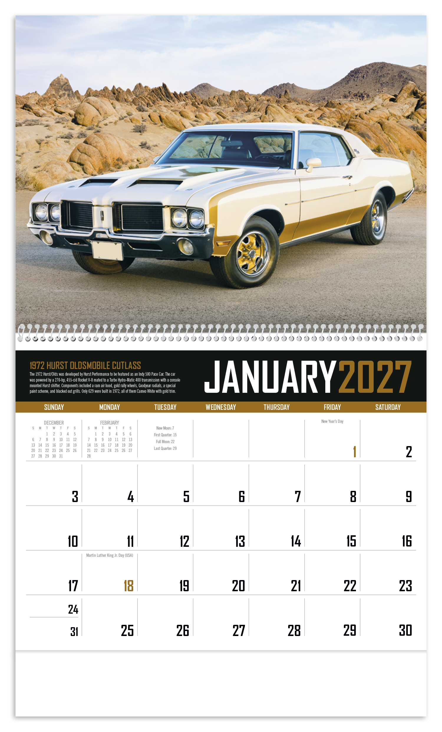 Muscle Cars Calendar
