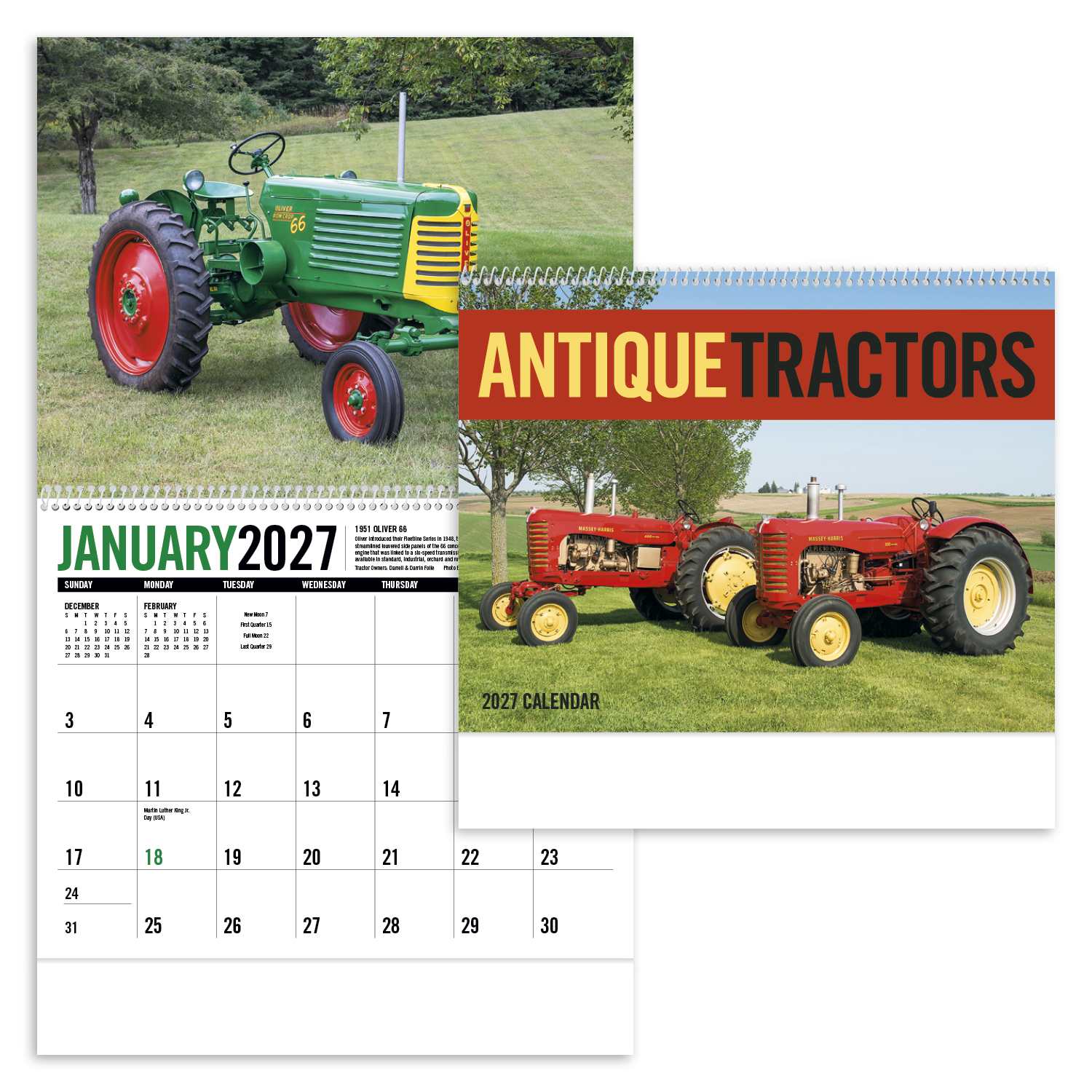 Antique Tractors Calendar