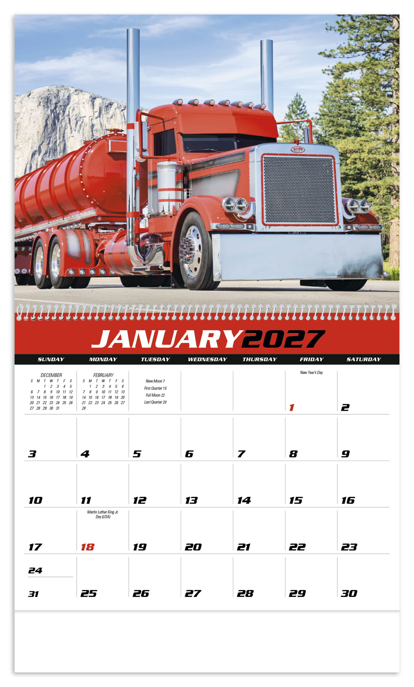 Big Rigs Calendar