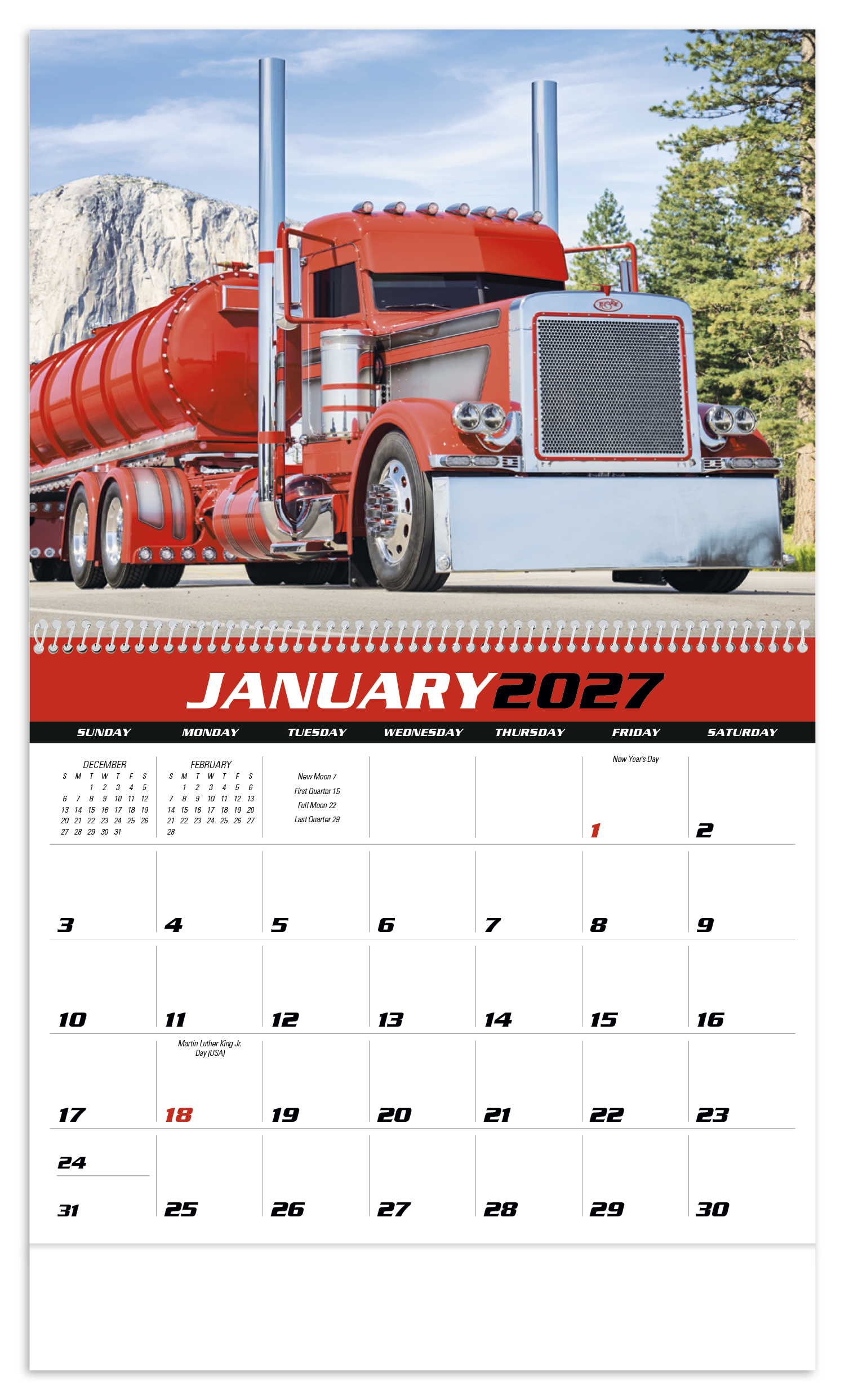 Big Rigs Calendar