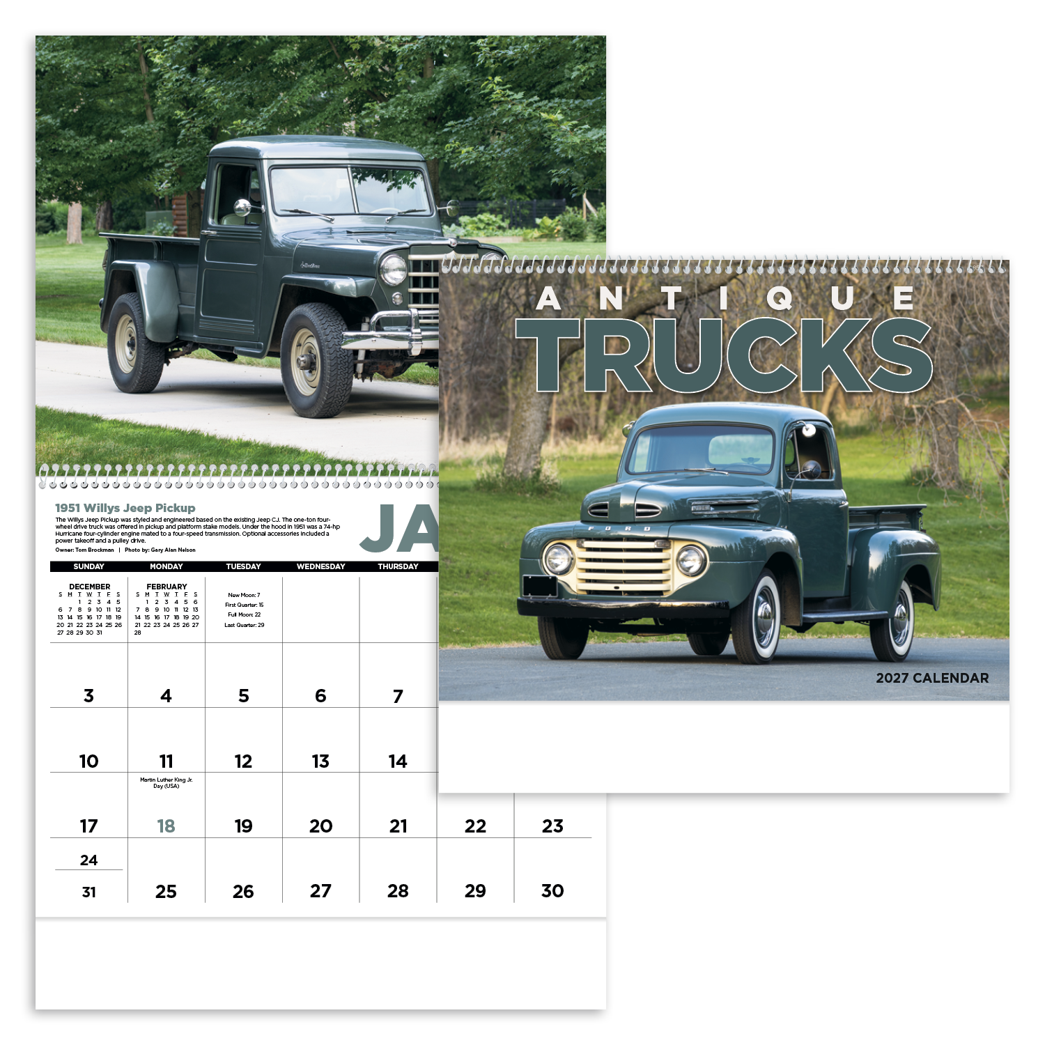 Antique Trucks Calendar