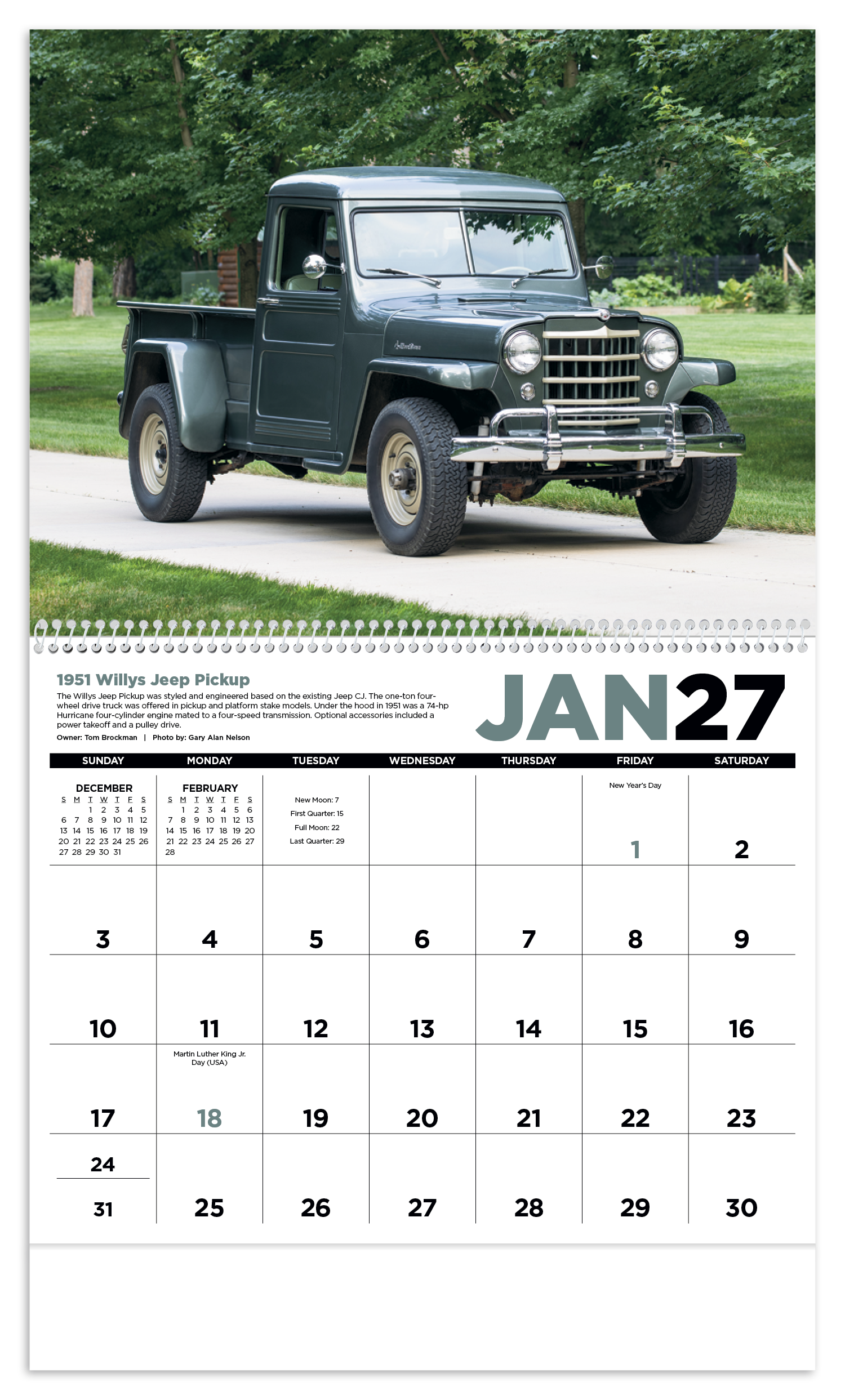 Antique Trucks Calendar