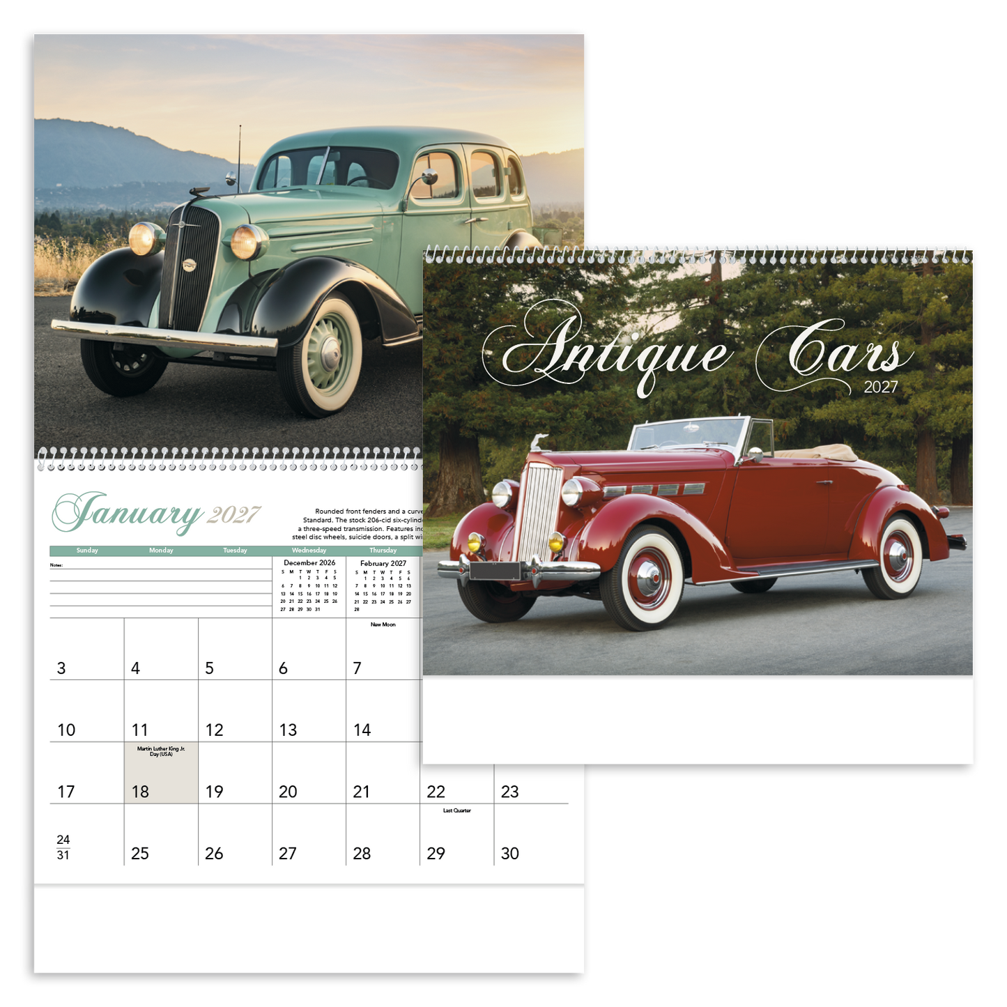 Antique Cars Calendar