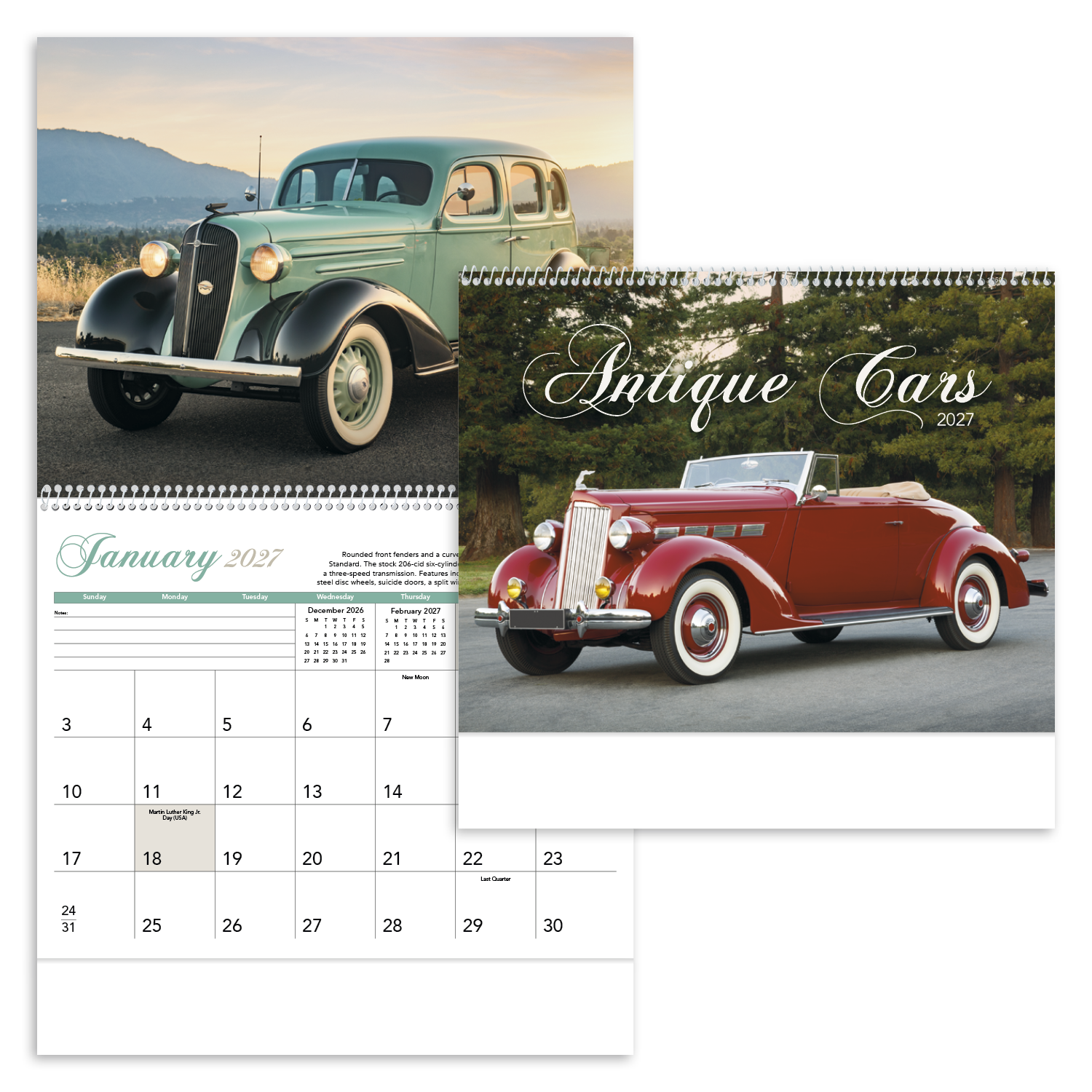 Antique Cars Calendar