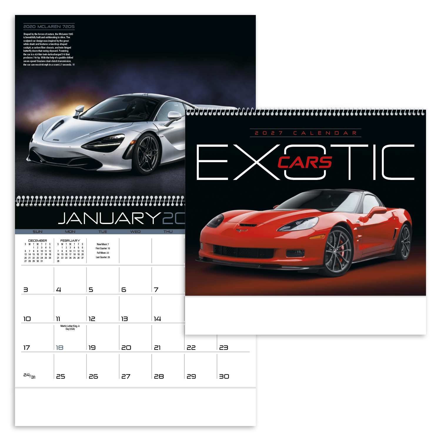 Exotic Cars Calendar