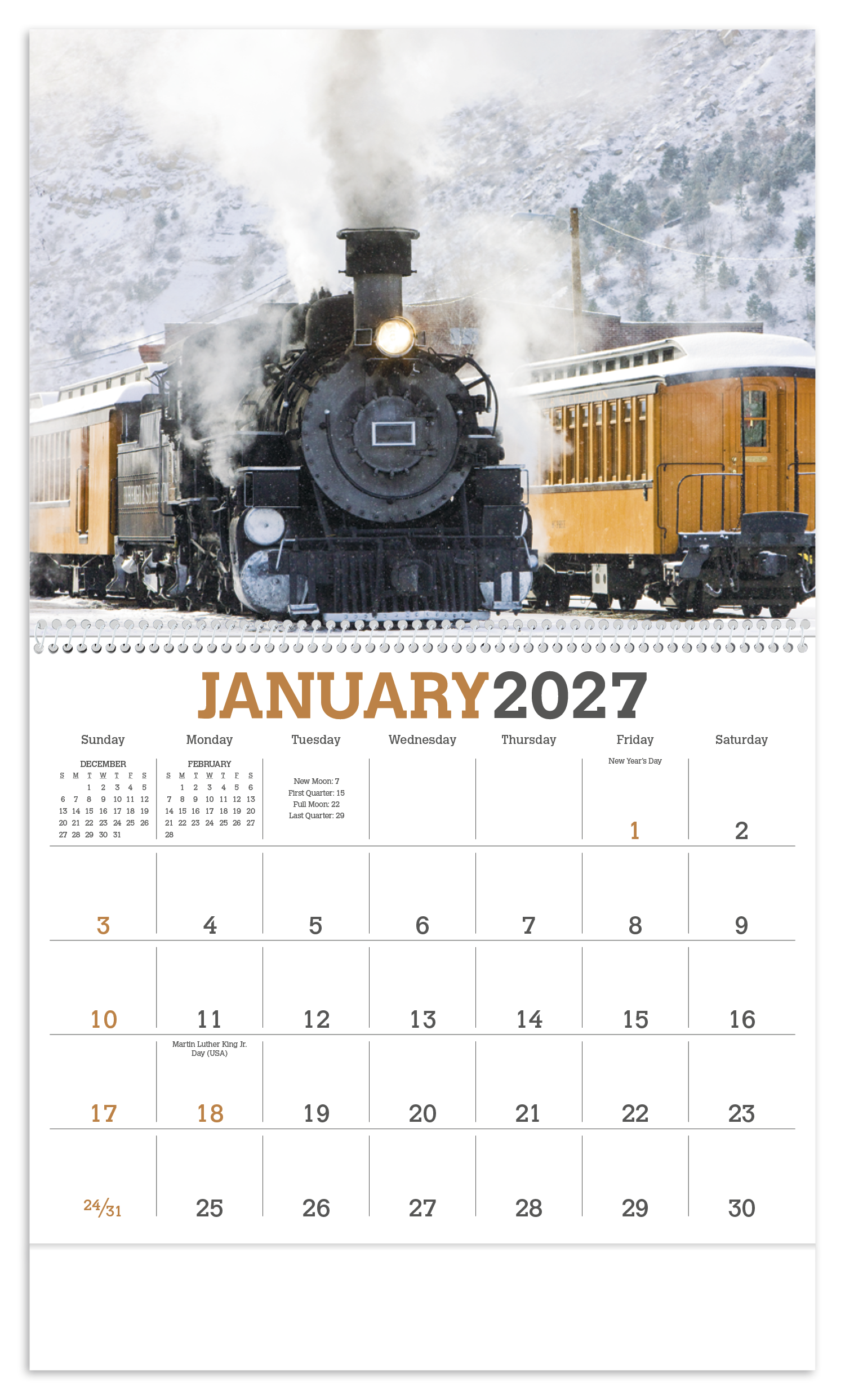 Trains Calendar