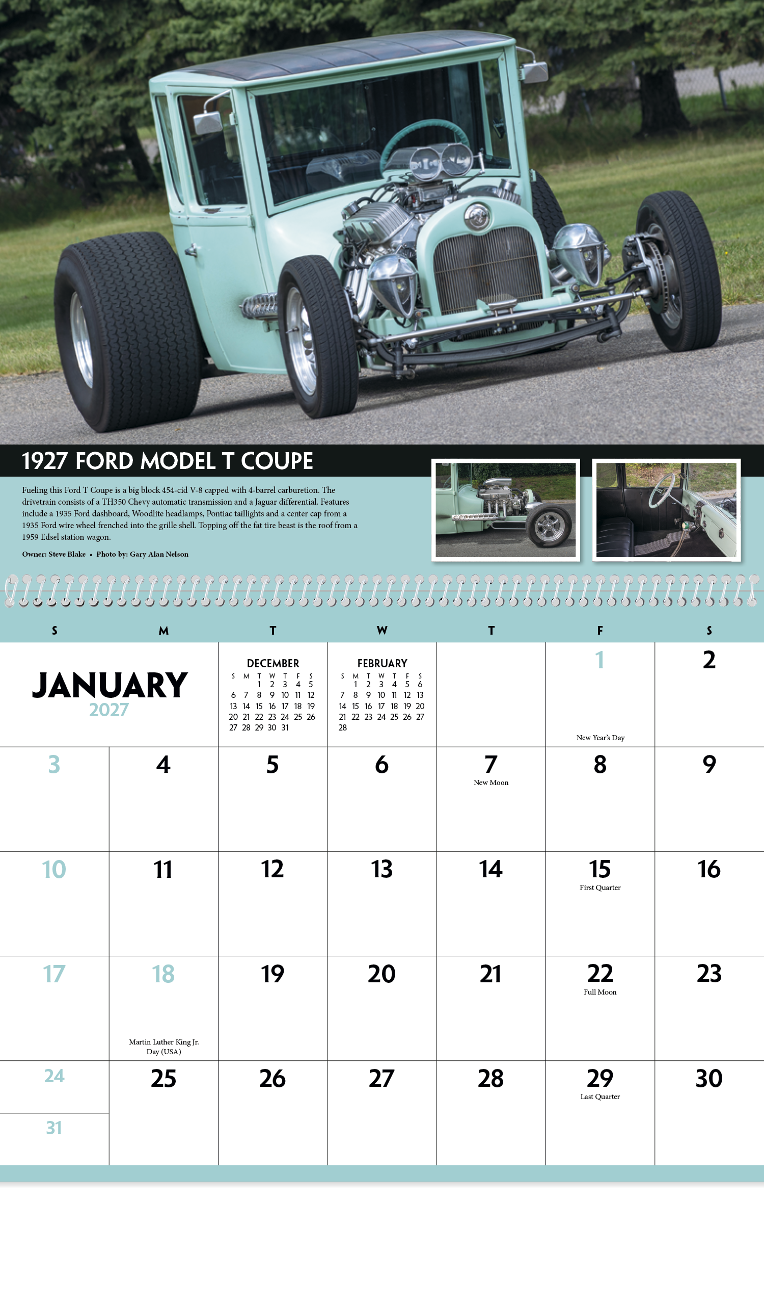 Street Rods Calendar