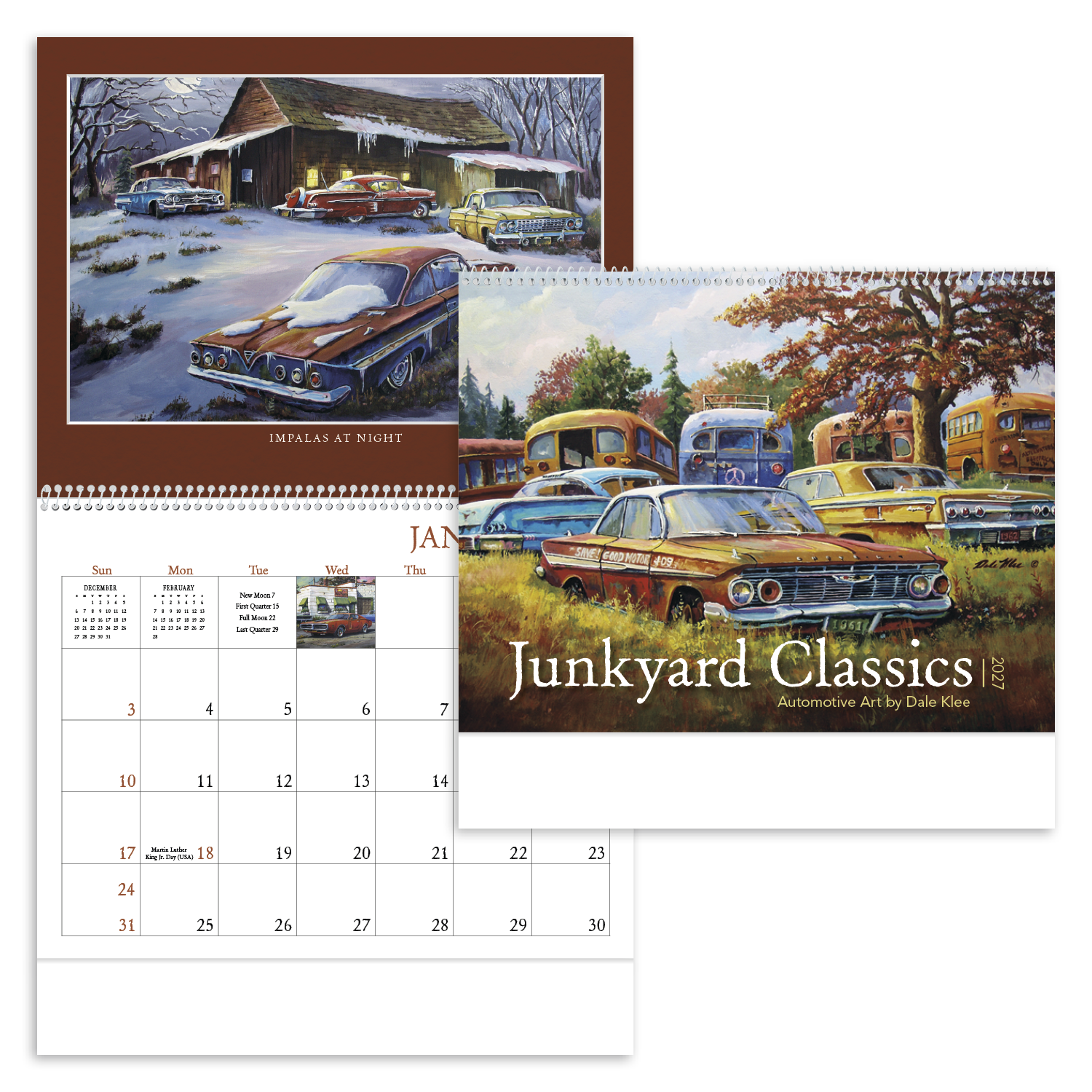 Junkyard Classics by Dale Klee Calendar