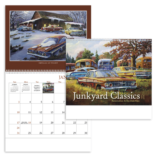 Custom logo Junkyard Classics by Dale Klee Calendar