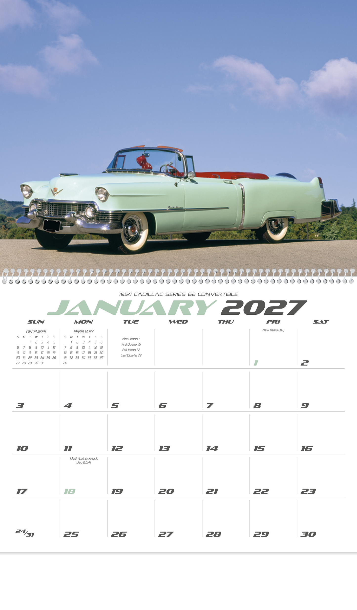 Classic Cars Calendar