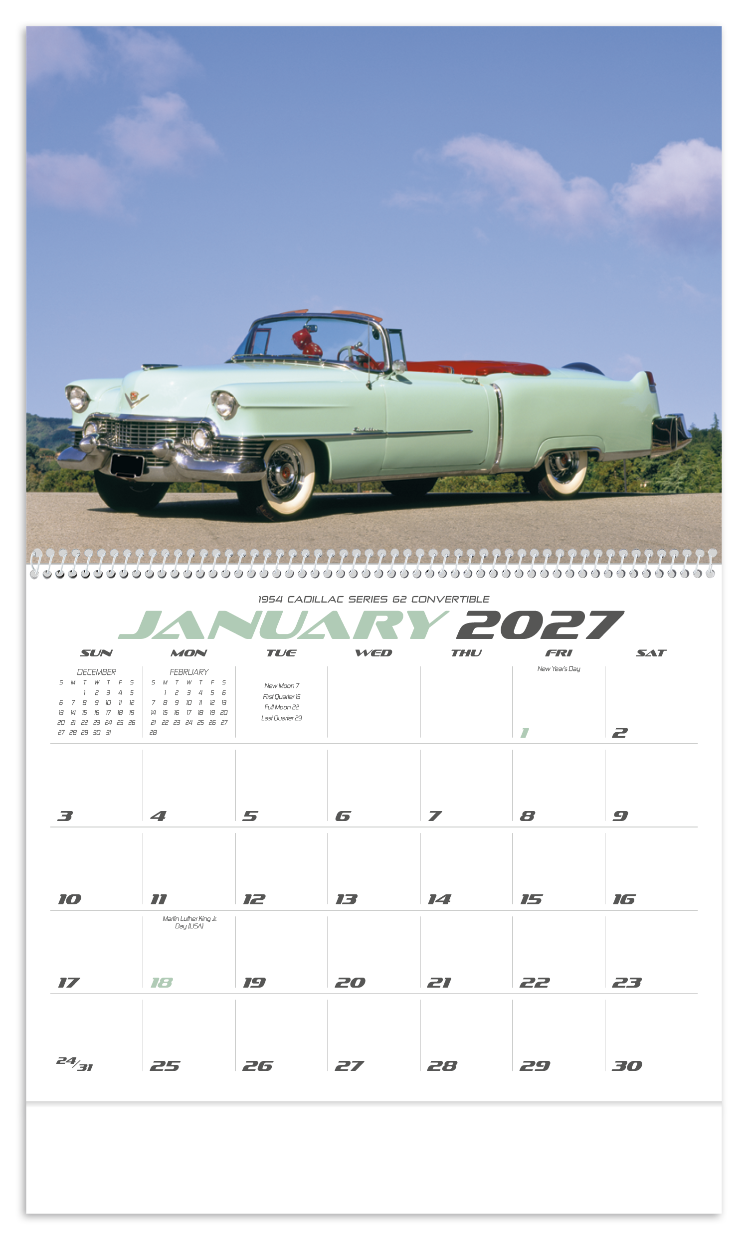 Classic Cars Calendar