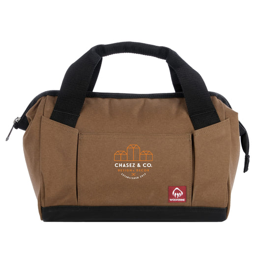 Custom logo Wolverine 13 inch 14 pocket Tool Bag