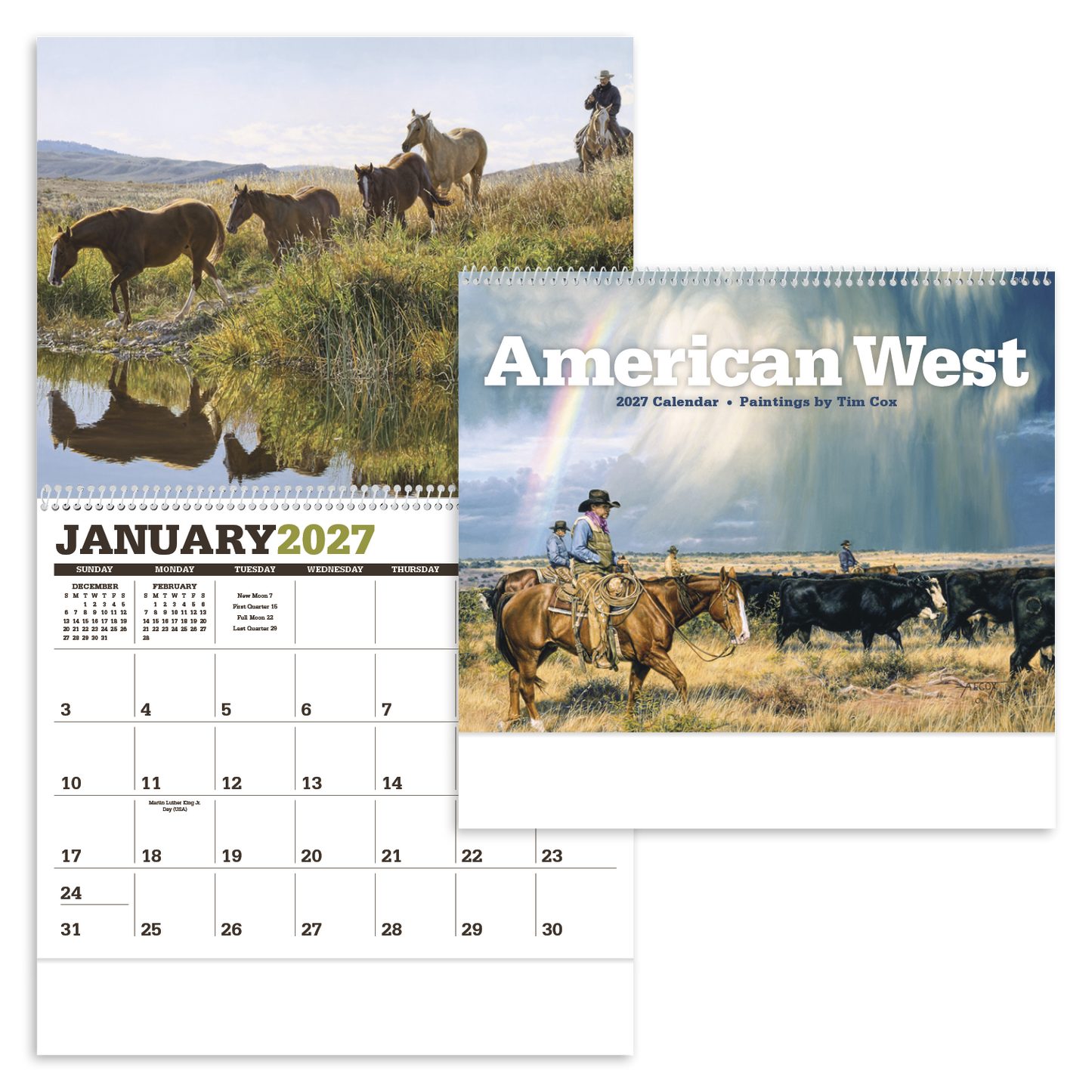 American West by Tim Cox Calendar