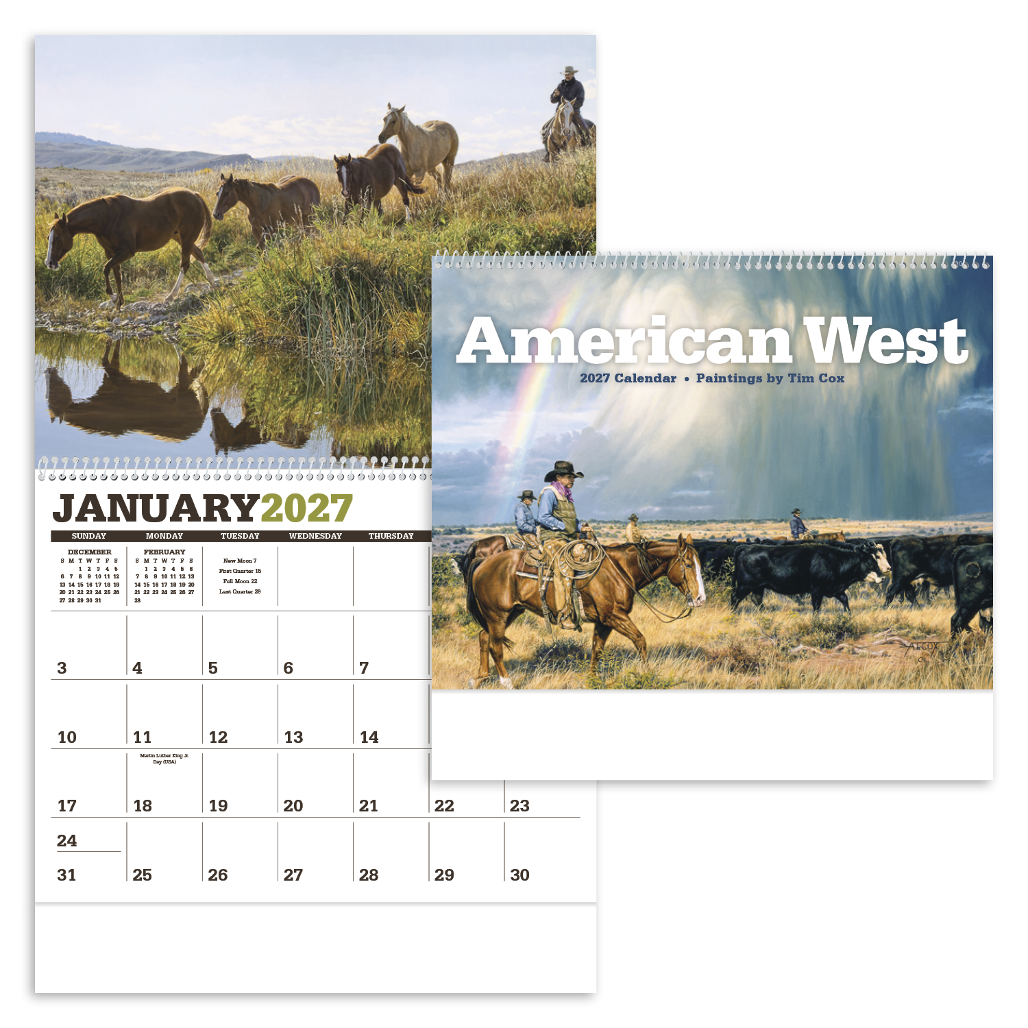 American West by Tim Cox Calendar