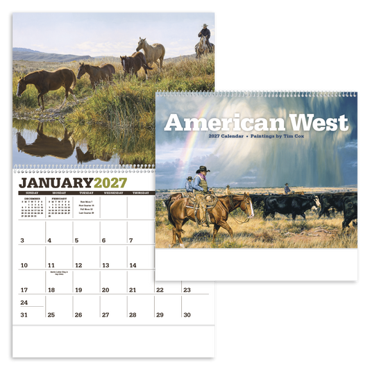 American West by Tim Cox Calendar