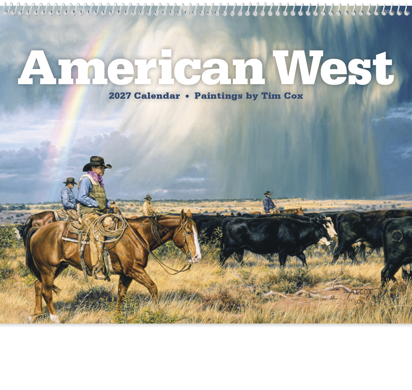 American West by Tim Cox Calendar