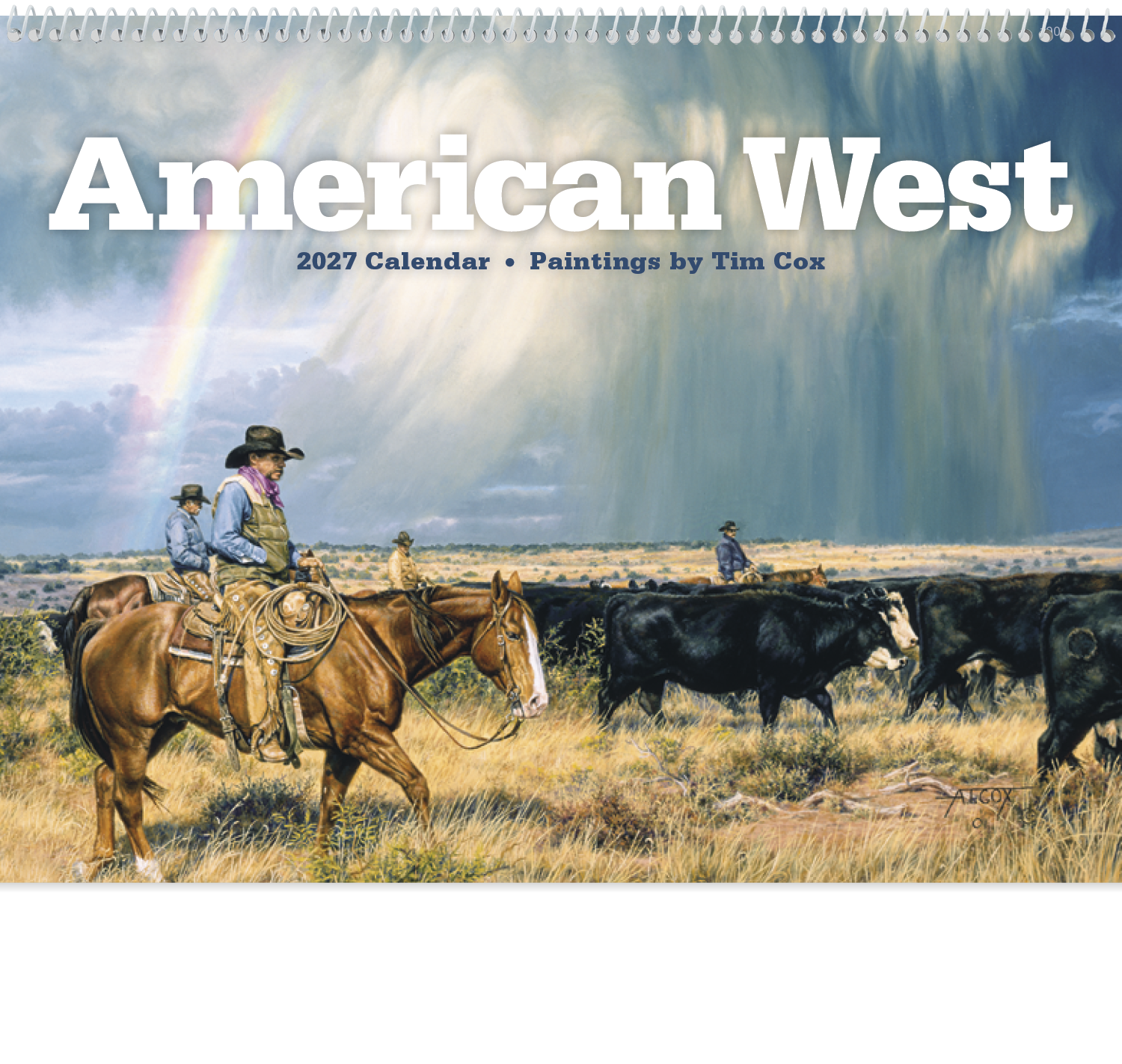 American West by Tim Cox Calendar