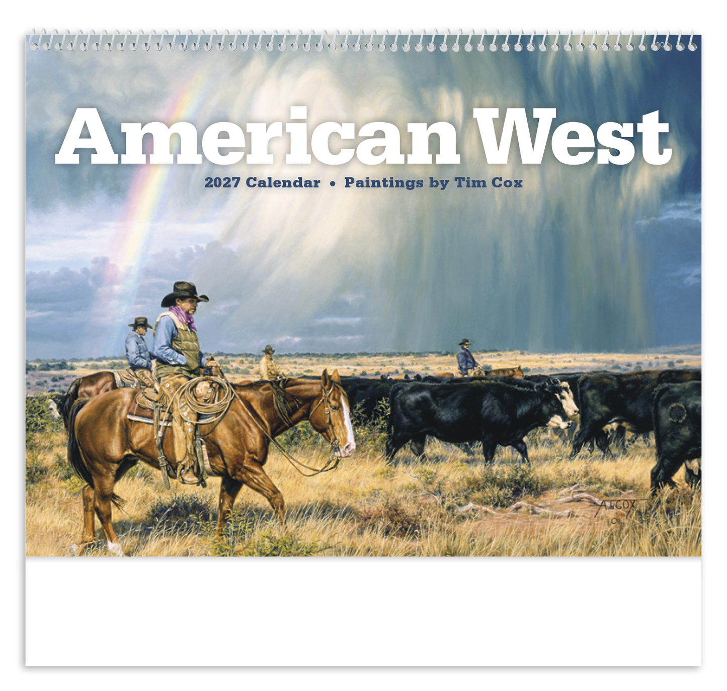 American West by Tim Cox Calendar