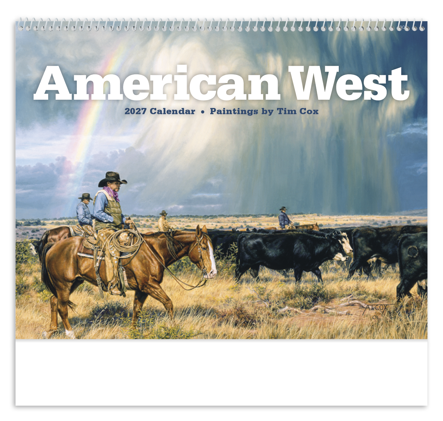 American West by Tim Cox Calendar