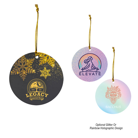 Custom logo Acrylic Ornament - Circle