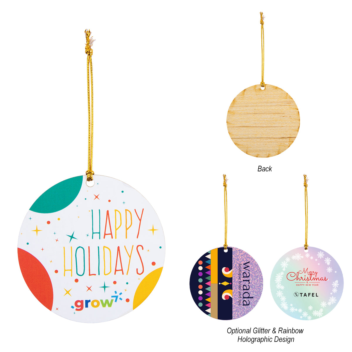 Wood Ornament - Circle