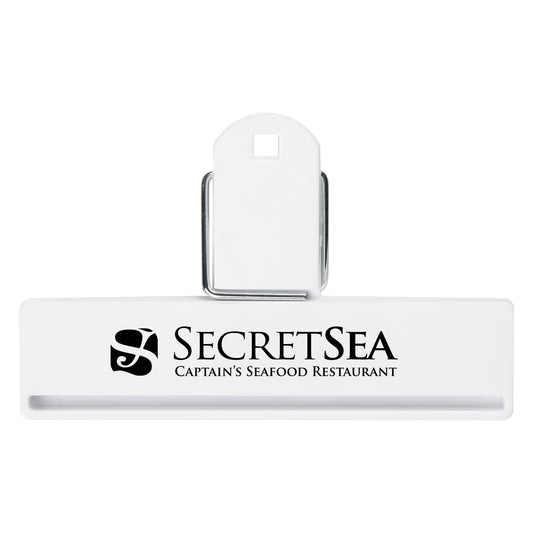 Custom logo 4" Bag Clip