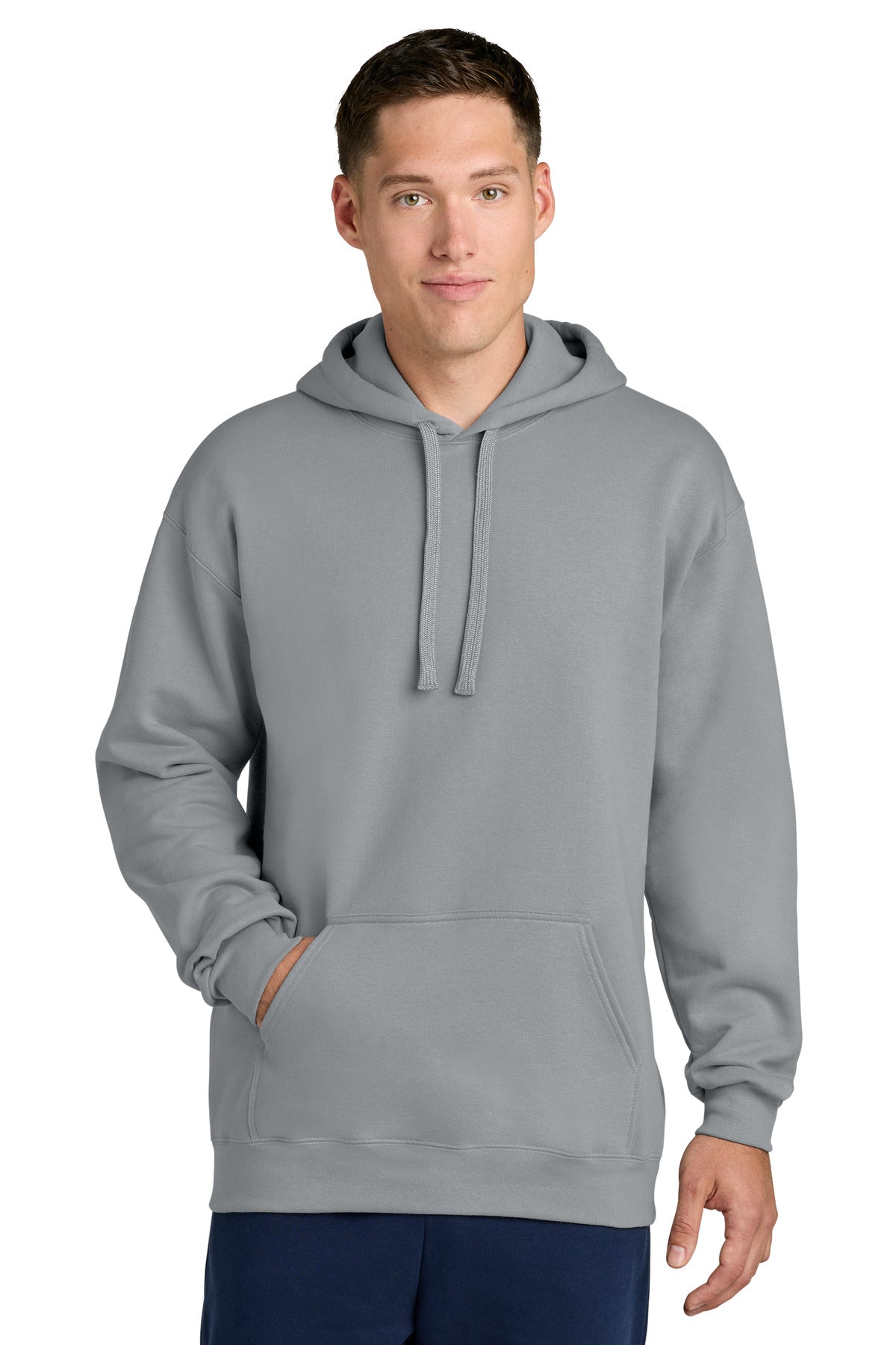 Custom logo Gildan® Hammer® Maxweight Hooded Sweatshirt 19500 in Gravel