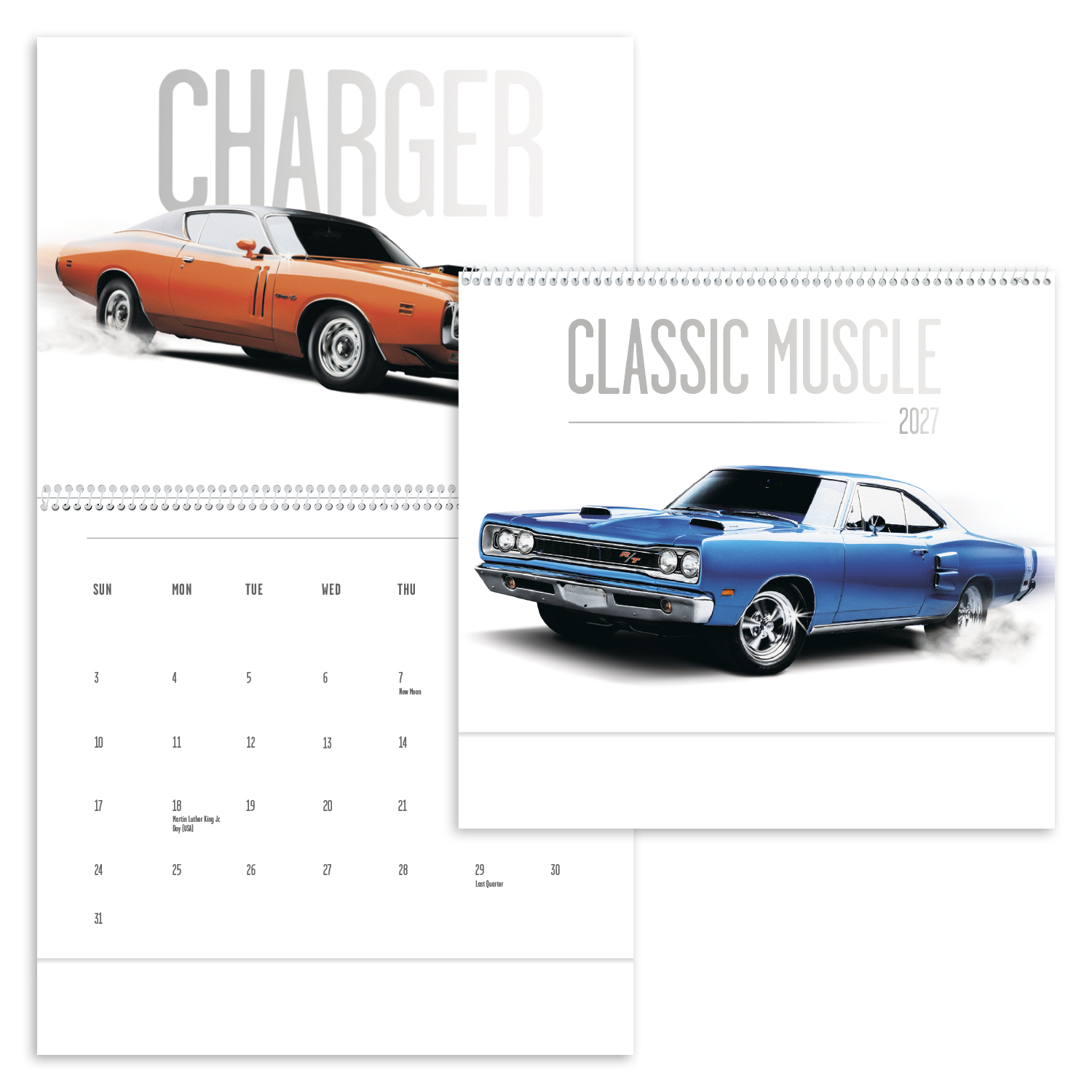 Classic Muscle Cars Calendar