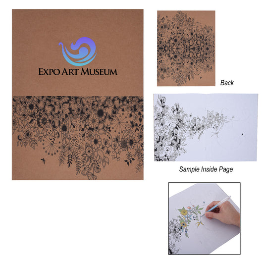 Custom logo The Art Of Relaxing Adult Coloring Book