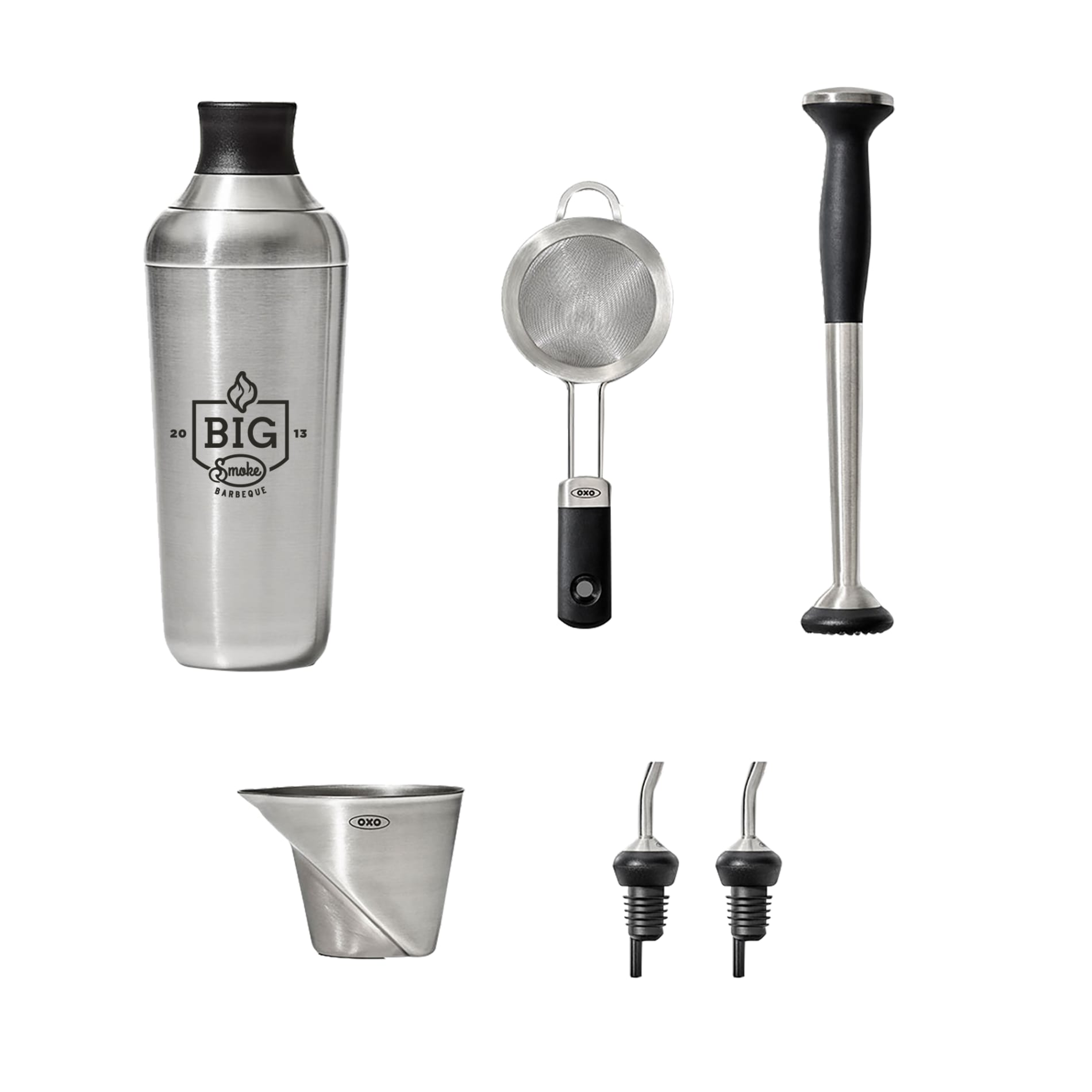 OXO Steel 6-piece Barware Set