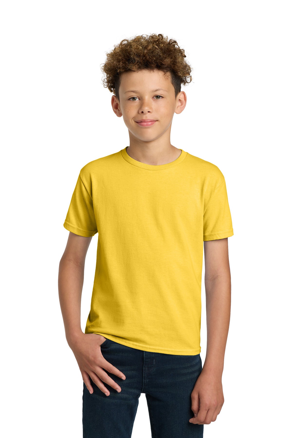 Custom logo Gildan® - Youth Ultra Cotton®100% US Cotton T-Shirt. 2000B in Daisy