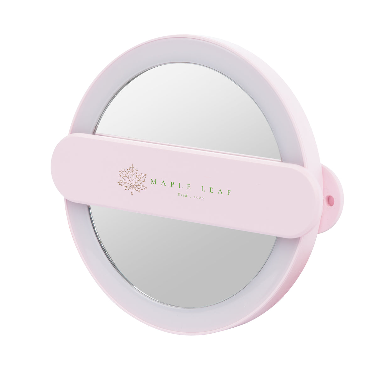 LED Mirror With Swivel Handle