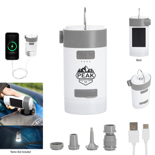 Custom logo 3-In-1 Portable Air Pump