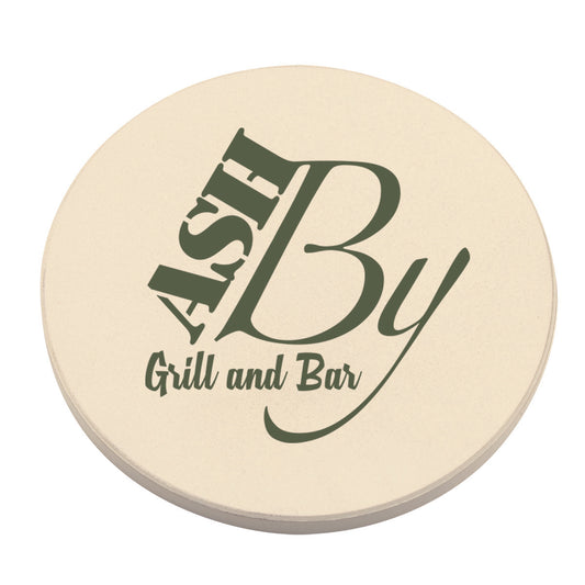 Custom logo Round Absorbent Coaster