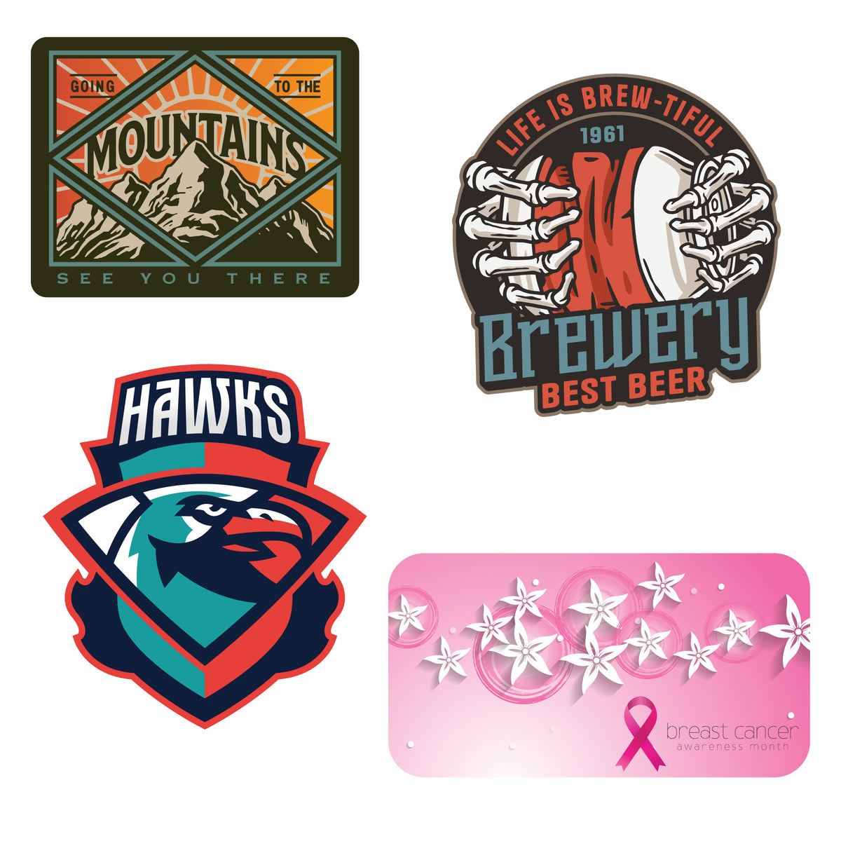 Custom Shape Acrylic Magnet - Up To 6 Sq. In.