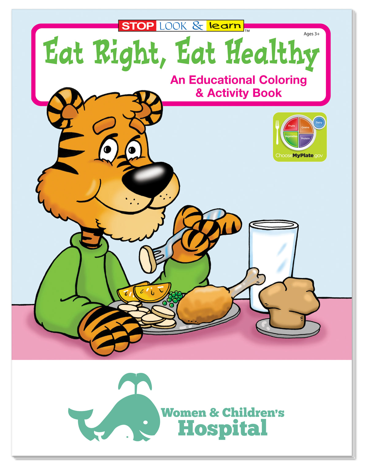 Custom logo Coloring Book: Eat Right, Eat Healthy