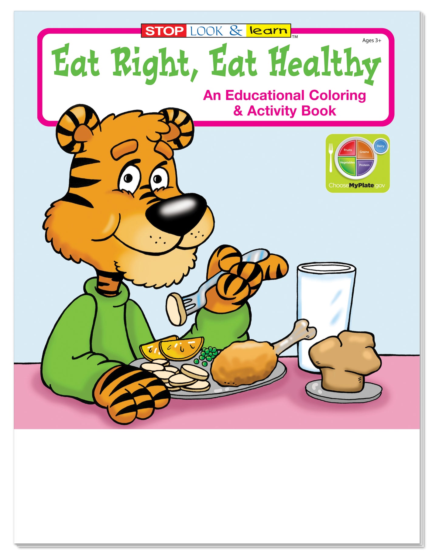 Coloring Book: Eat Right, Eat Healthy