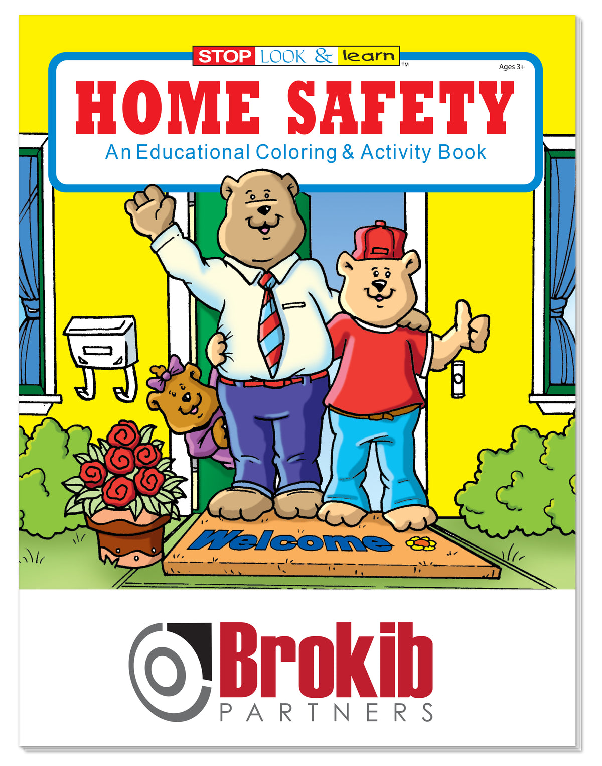 Custom logo Coloring Book: Home Safety