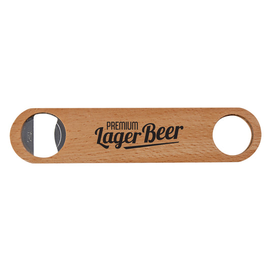 Custom logo Large Wood Bottle Opener