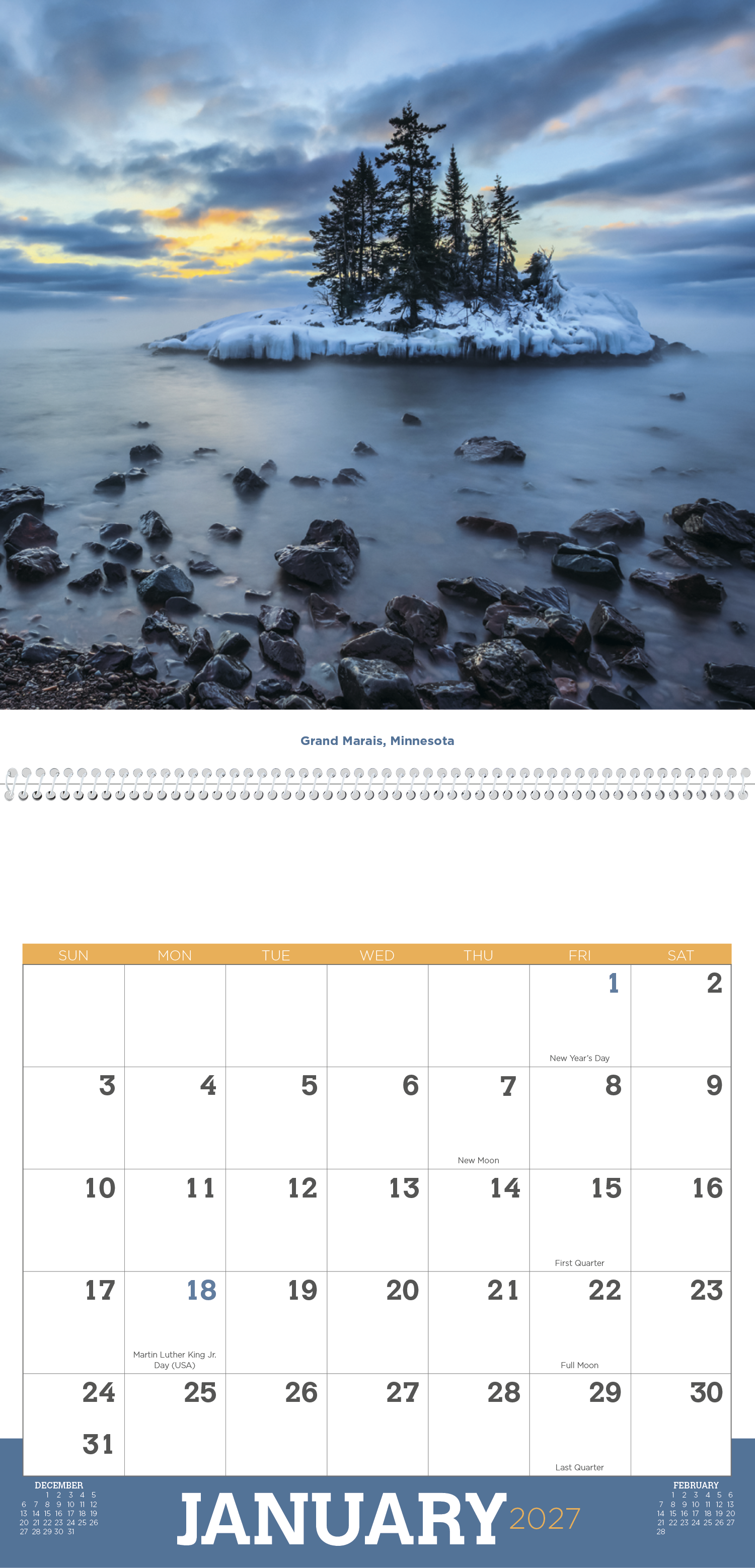 Beautiful America Calendar