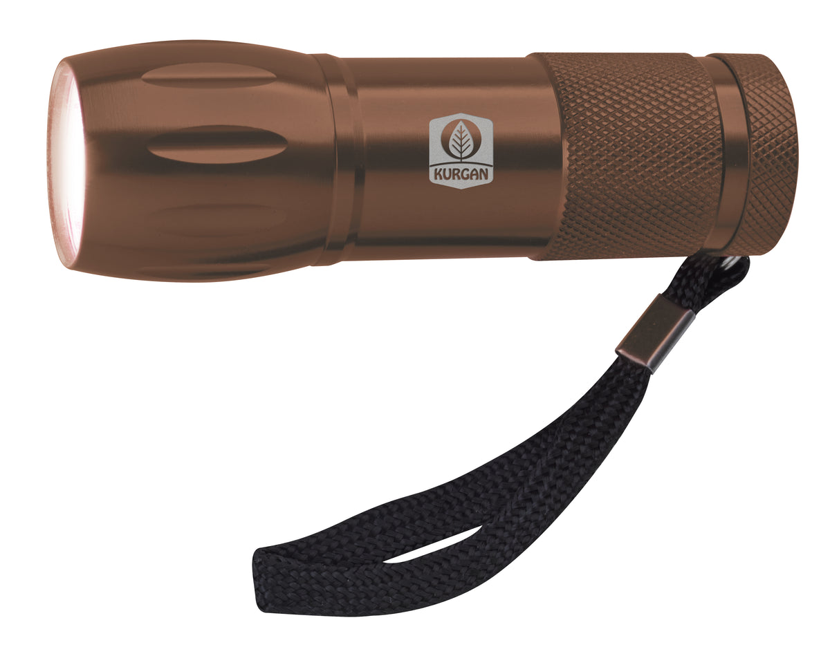 Custom logo Mini Recycled Aluminum COB Flashlight