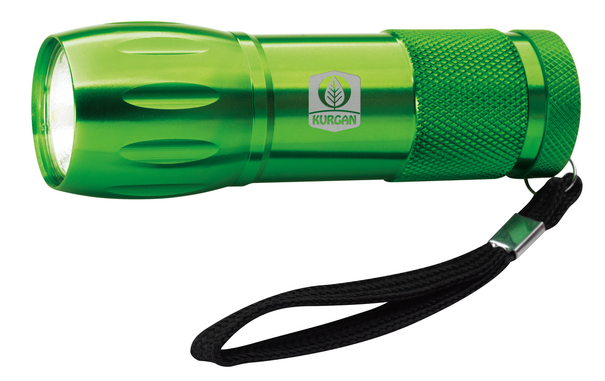 Custom logo Mini Recycled Aluminum COB Flashlight