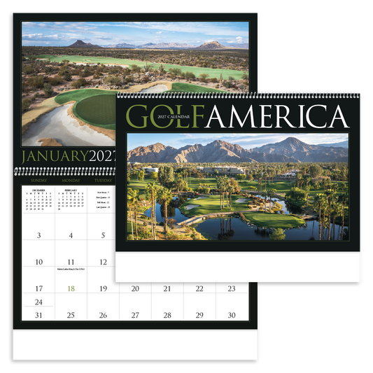 Custom logo Golf America Calendar