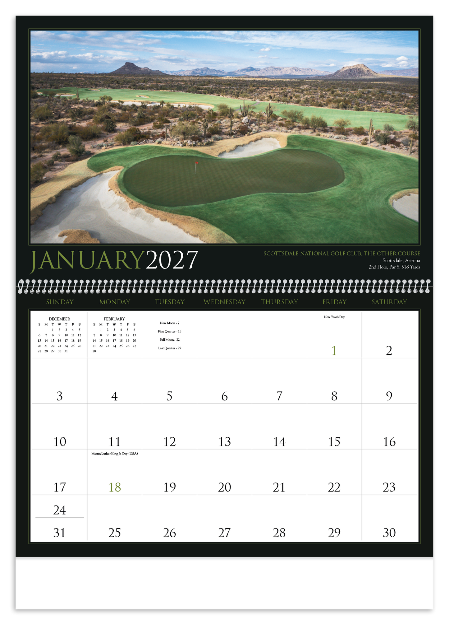 Golf America Calendar