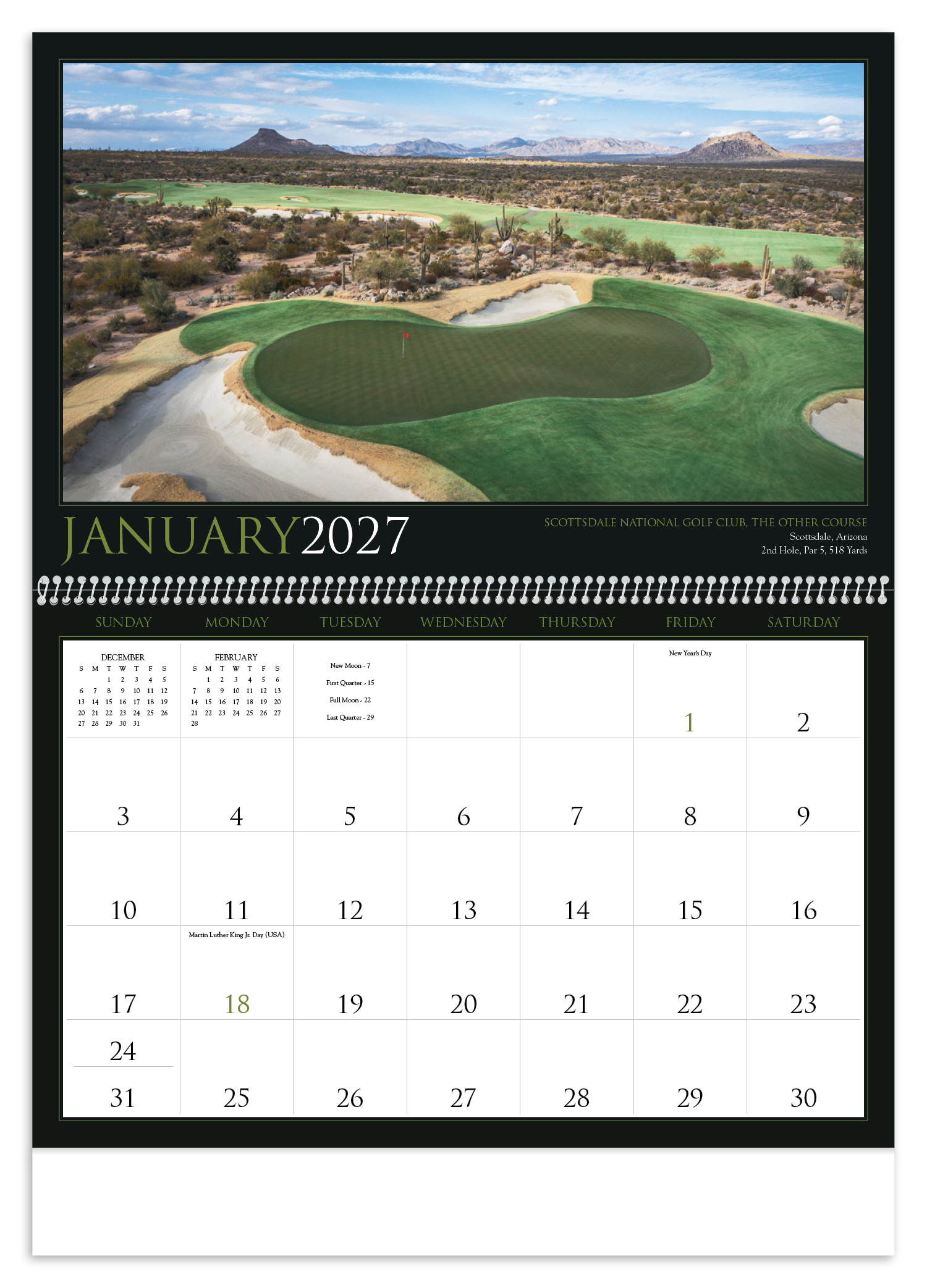Golf America Calendar