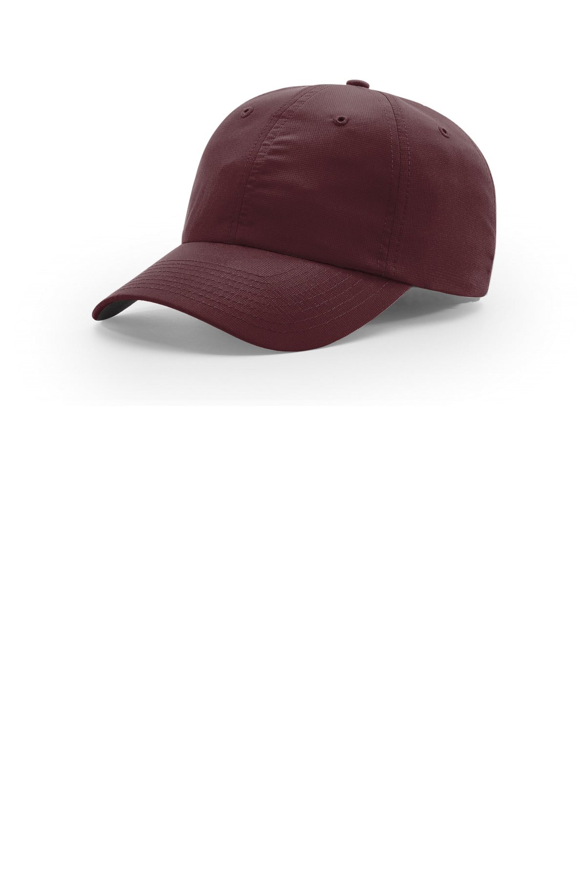 Custom logo Richardson Relaxed Performance Lite 220 in Maroon
