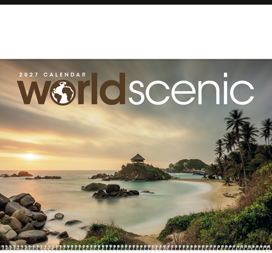 Custom logo World Scenic Calendar