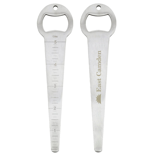 Custom logo Stainless Steel Seed Depth Tool With Bottle Opener