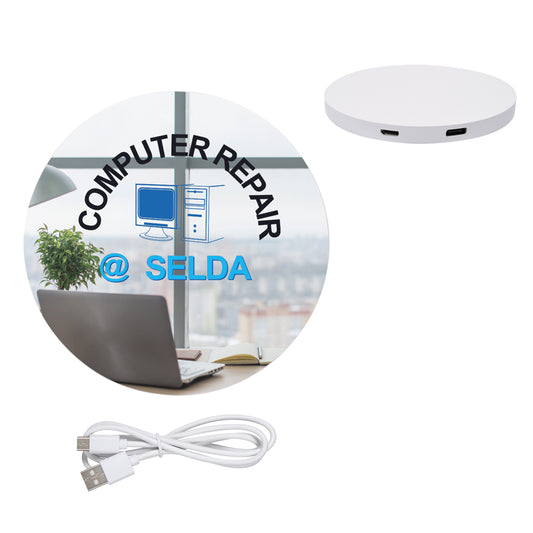 Custom logo Power Balance Wireless Charging Pad USB Hub