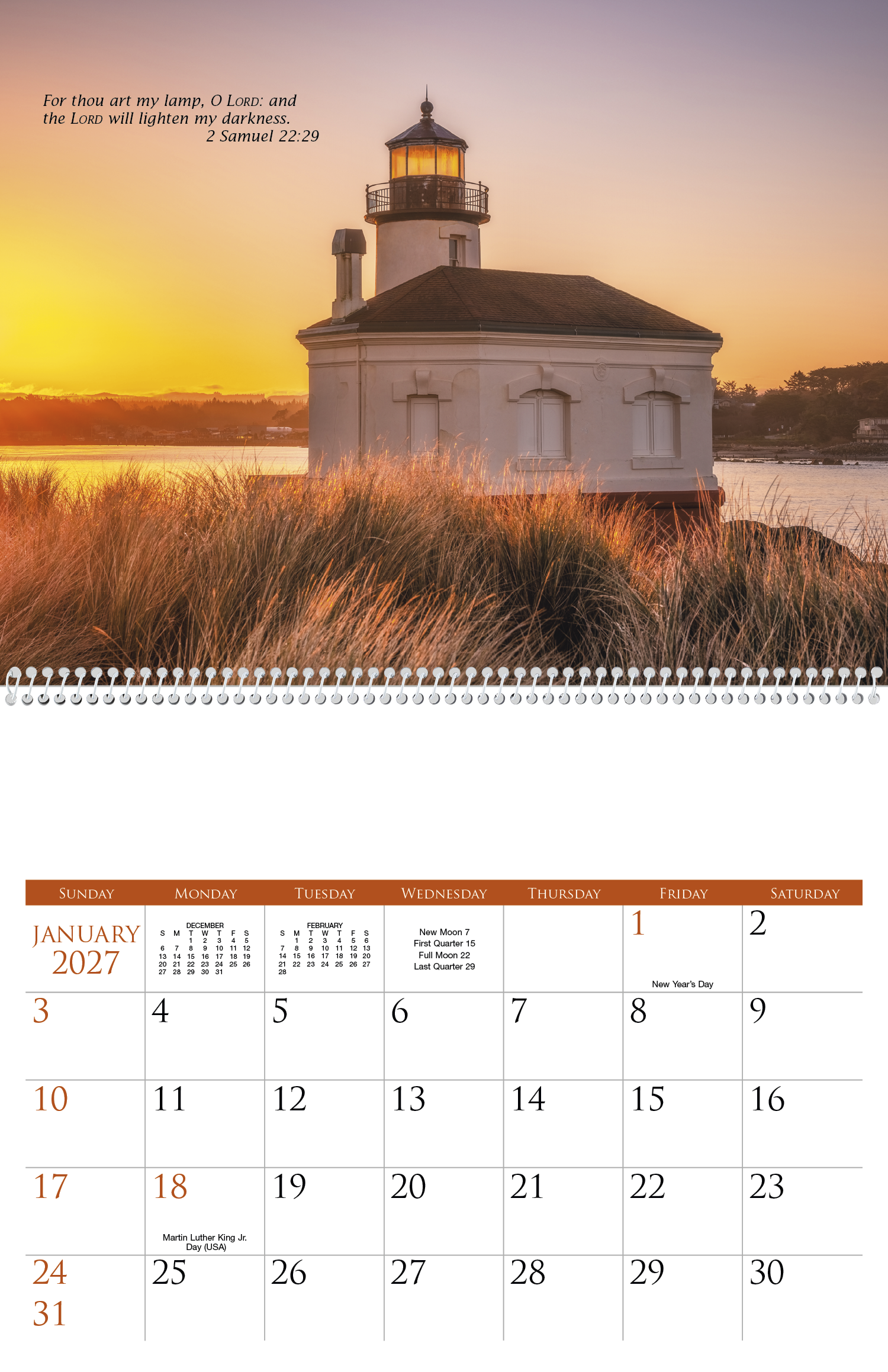 Bible Passages Calendar